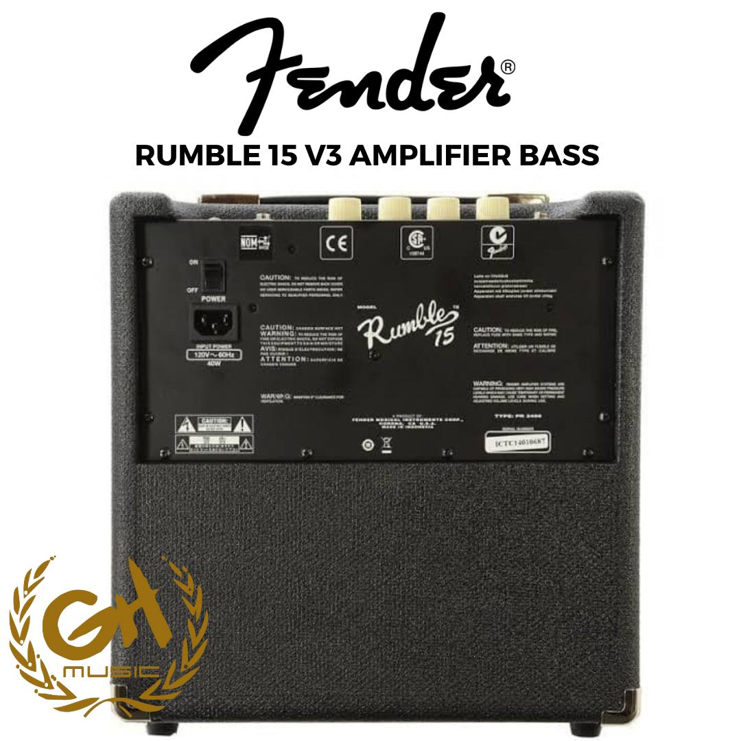 AMPLIFIER BASS FENDER RUMBLE 15 V3