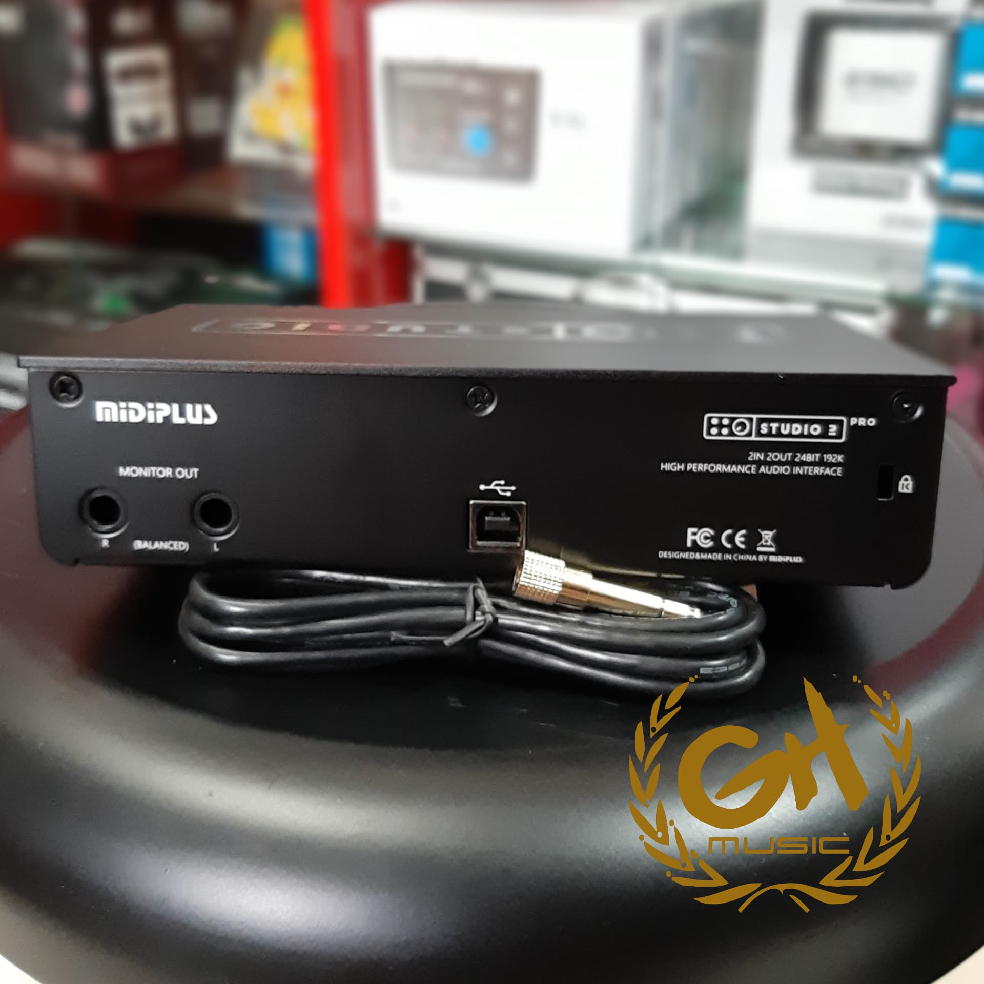 MIDIPLUS STUDIO 2 & STUDIO 2 PRO USB SOUNDCARD RECORDING MIC VOCAL ASMR PODCAST ZOOM AUDIO INTERFACE