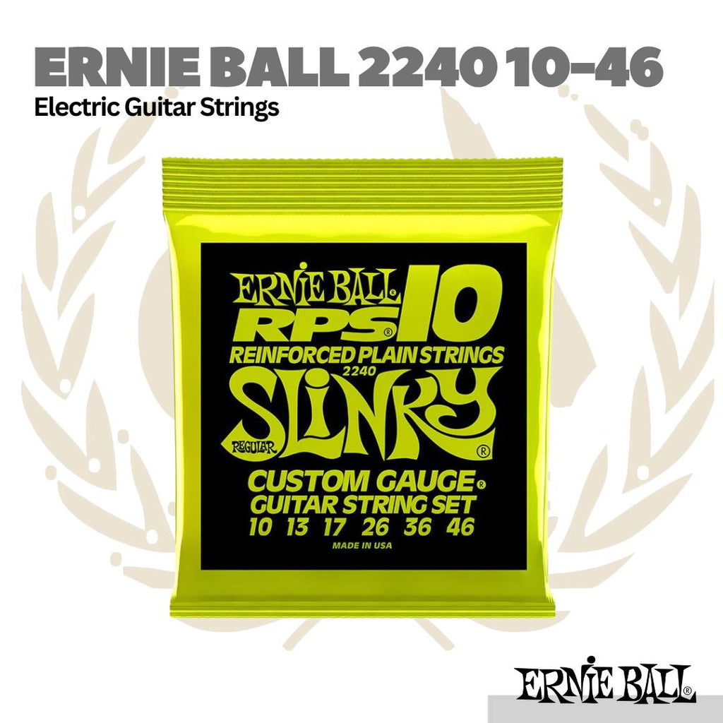 Ernie Ball 2240 Electric Guitar Strings, 10-46 - Senar Gitar Elektrik