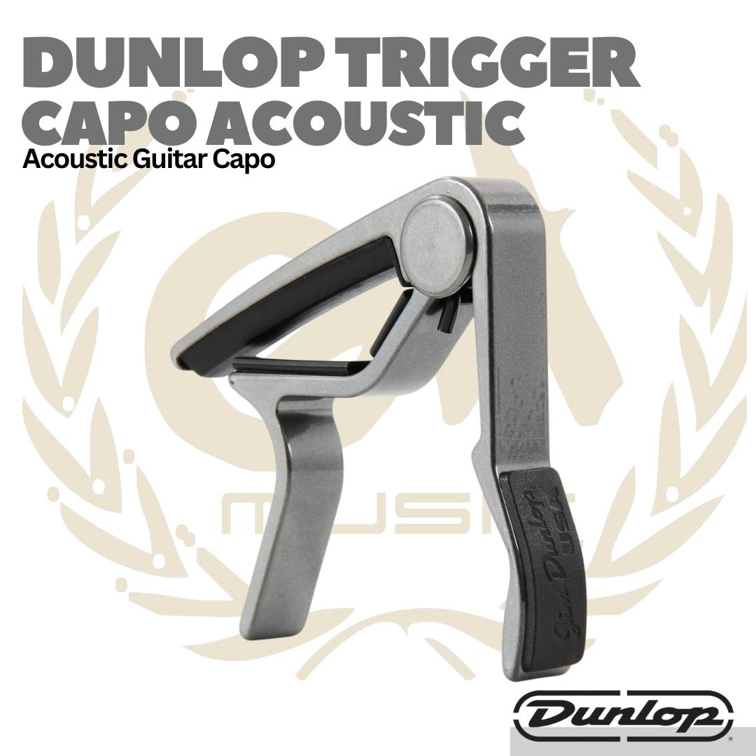 JIM DUNLOP 83CS TRIGGER CAPO ACOUSTIC CURVED SMOKE - Kapo Gitar