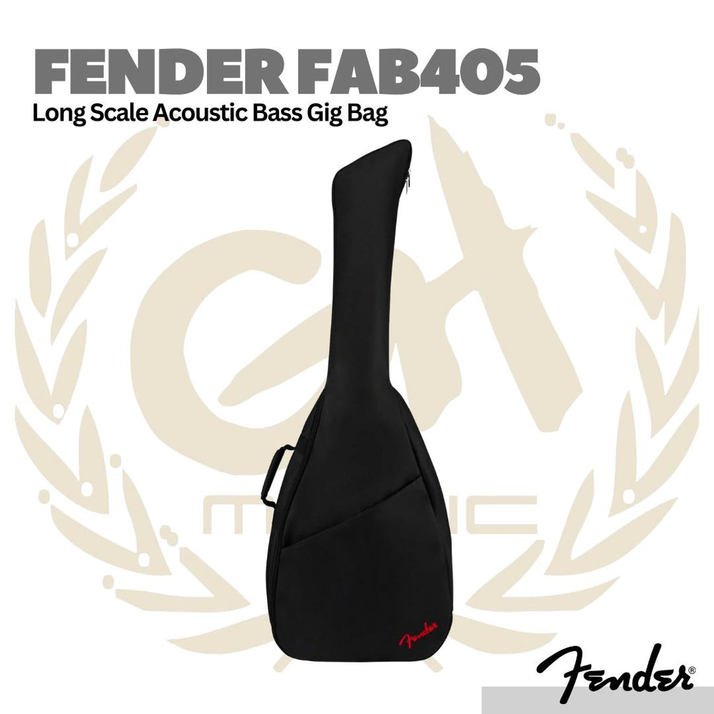 Fender FAB405 Long Scale Acoustic Bass Gig Bag - Tas Case Bass