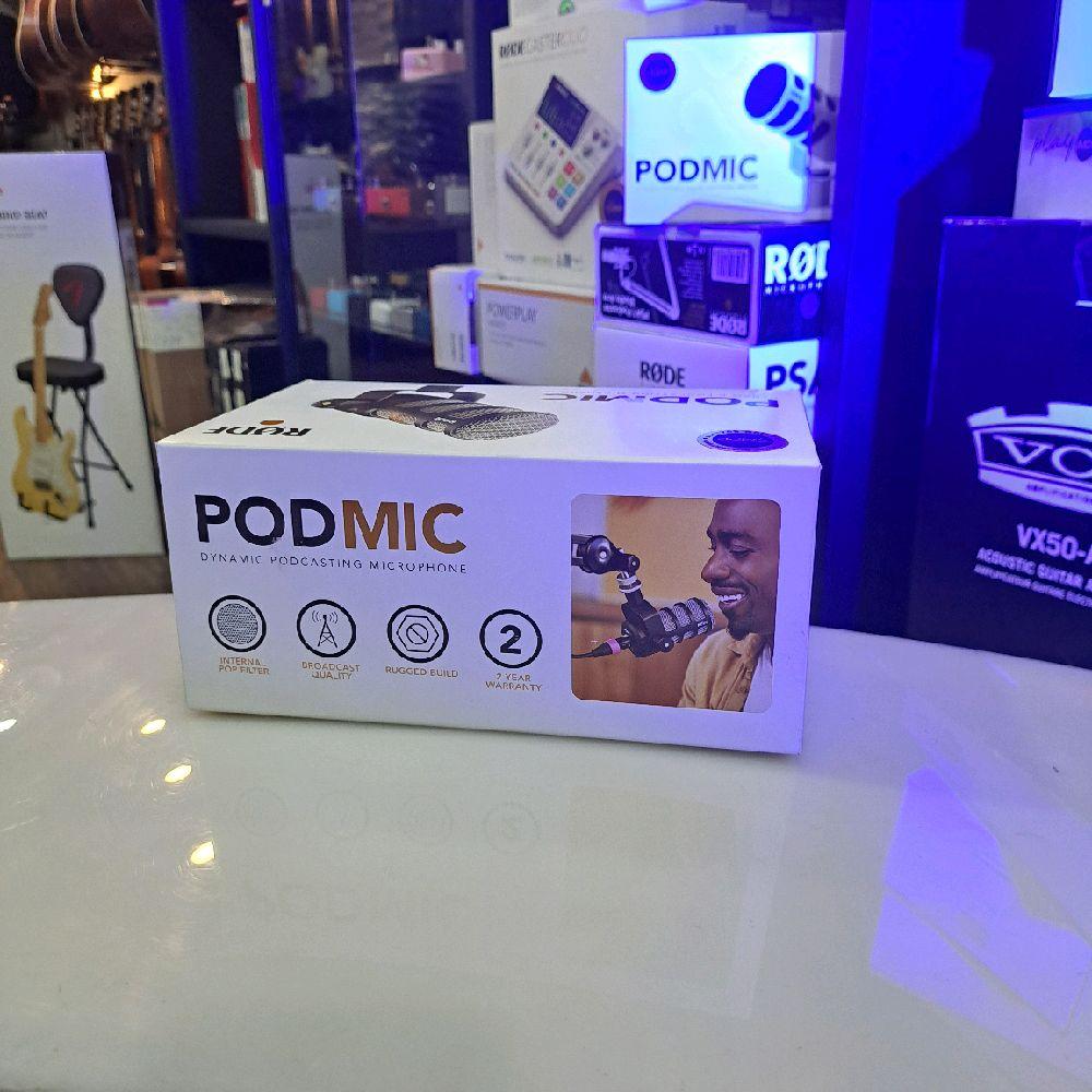 Rode PodMic Dynamic Microphone - Mic Podcast Livestreaming Dinamik Pod Mic Rode