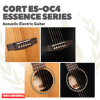 Cort ES-OC4 Essence Series Acoustic Electric Guitar - Gitar Akustik dengan Preamp
