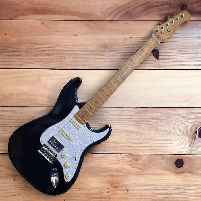 Scorpion JS20 Electric Guitar - Gitar Elektrik JS-20 - BK, GITAR ONLY