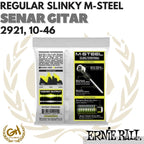 Ernie Ball 2921 Regular Slinky M-Steel Electric Guitar Strings, 10-46