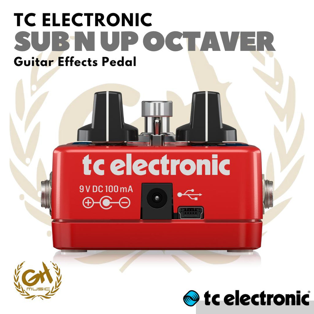 TC ELECTRONIC SUB 'N' UP OCTAVER Polyphonic Octave Pedal Effect Efek
