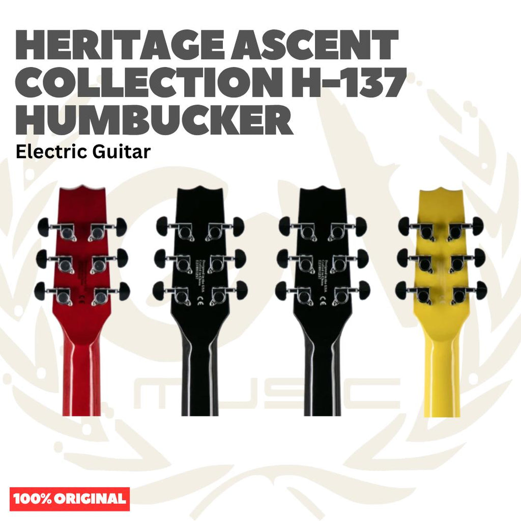 Heritage Ascent Collection H-137 Humbucker Electric Guitar - Gitar Listrik Elektrik