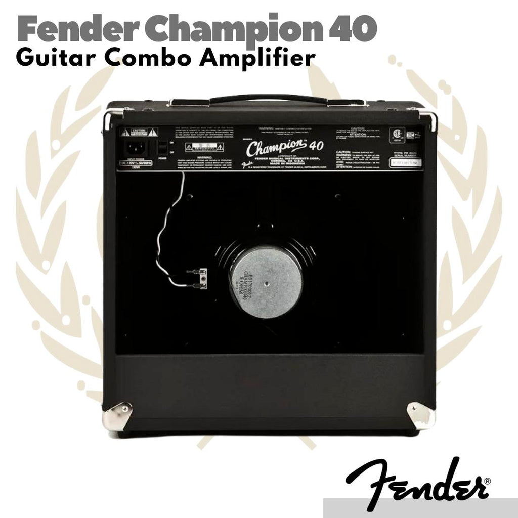 Fender Champion 40 Guitar Combo Amplifier | Ampli Spiker Gitar Listrik