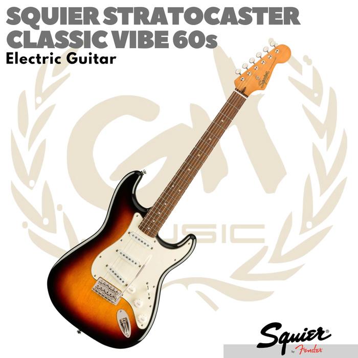 SQUIER STRATOCASTER CLASSIC VIBE 60s Electric Guitar | Gitar Listrik