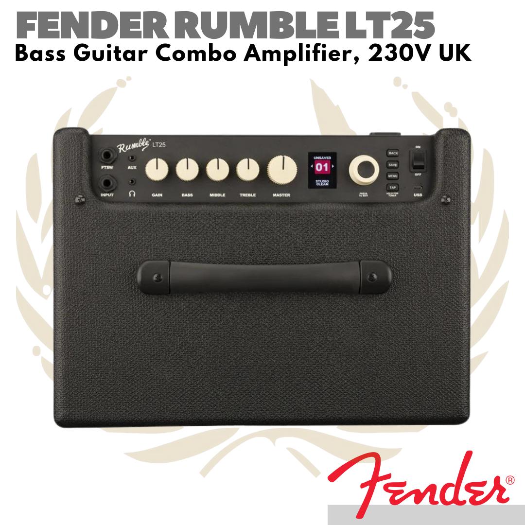 FENDER RUMBLE LT25 Bass Guitar Combo Amplifier | Ampli Speaker