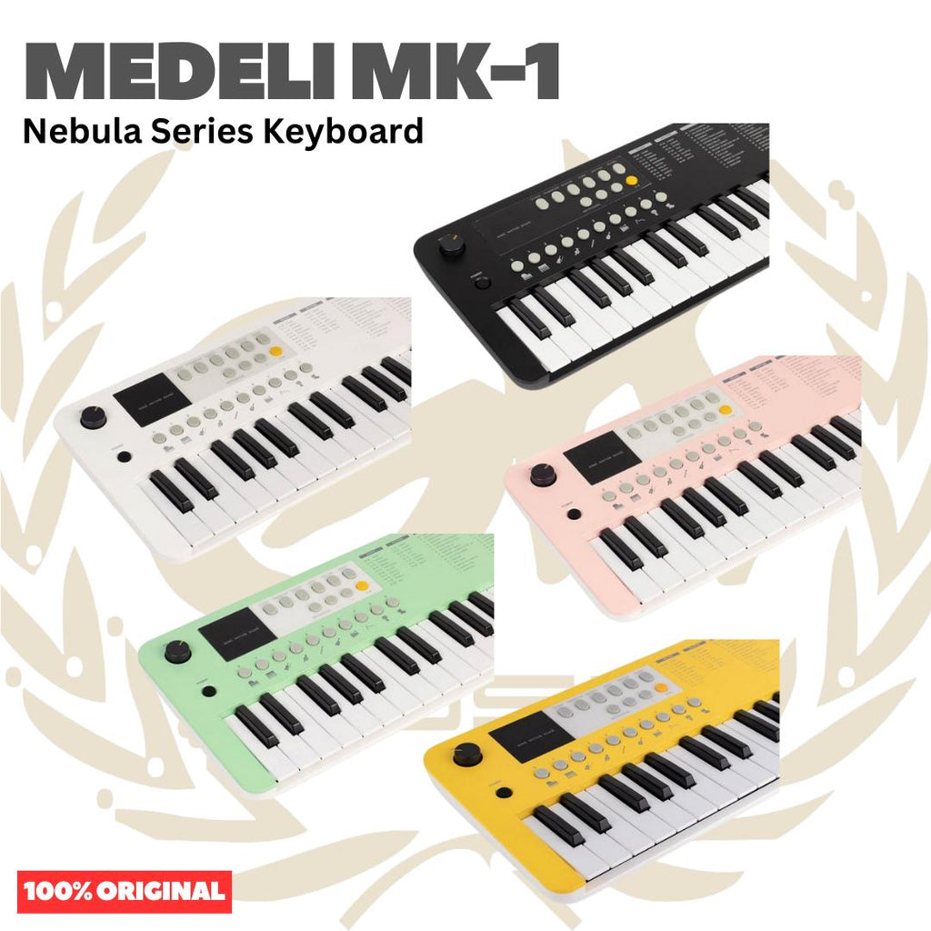 MEDELI MK-1 37-Keys Nebula Series Keyboard Portable - MK1 Keyboard Mini USB-C Original Asli