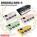 MEDELI MK-1 37-Keys Nebula Series Keyboard Portable - MK1 Keyboard Mini USB-C Original Asli