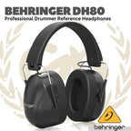 Behringer DH80 Professional Drummer Reference Headphones - Head phone drummer DH-80 Asli