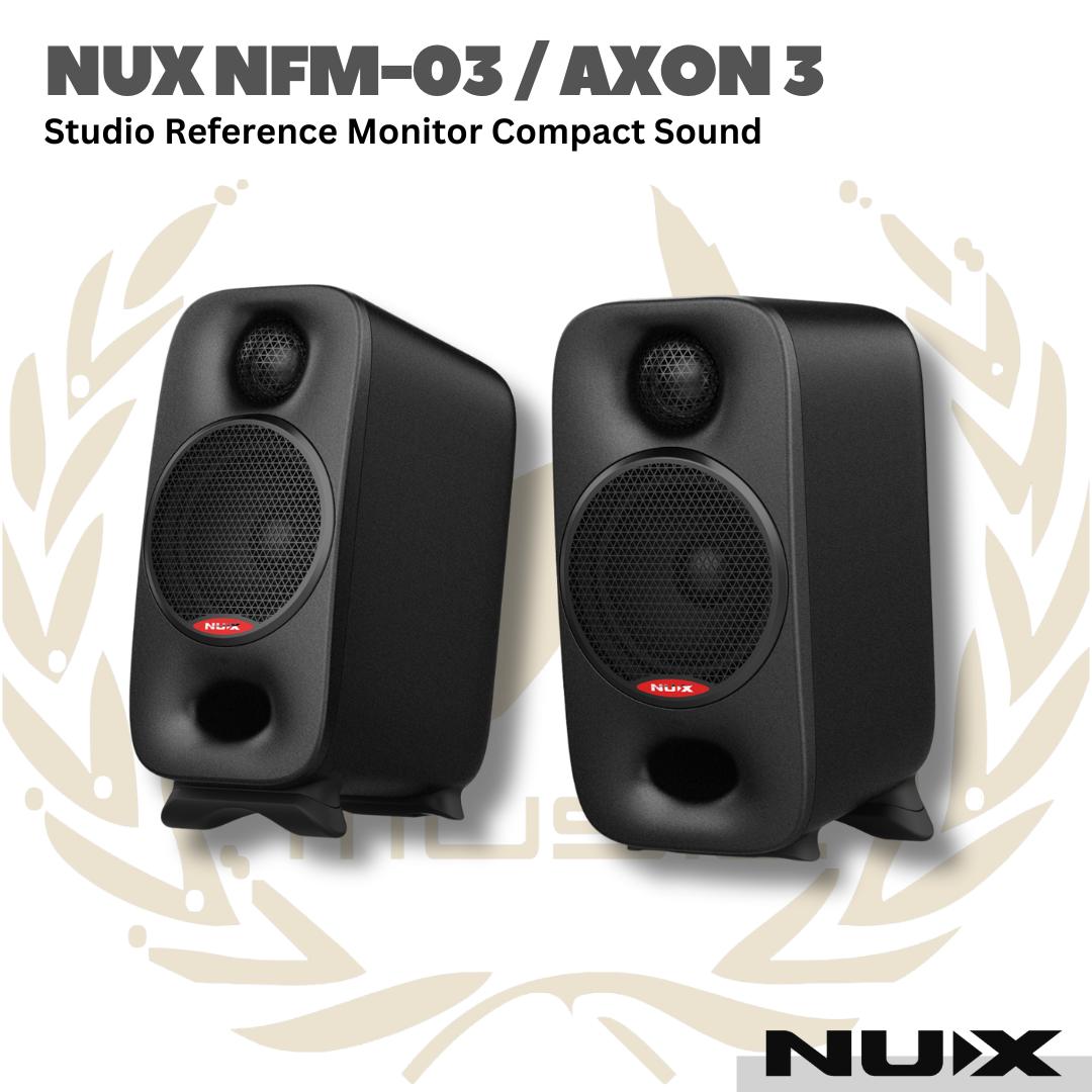 NUX NFM-03 AXON 3 STUDIO REFERENCE MONITOR COMPACT SOUND - SPEAKER MONITOR NFM03 AXON-3