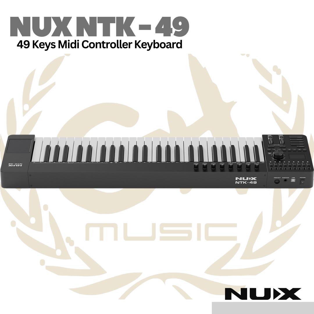 Nux NTK-49 Midi Keyboard Controller 49 Keys - Keyboard