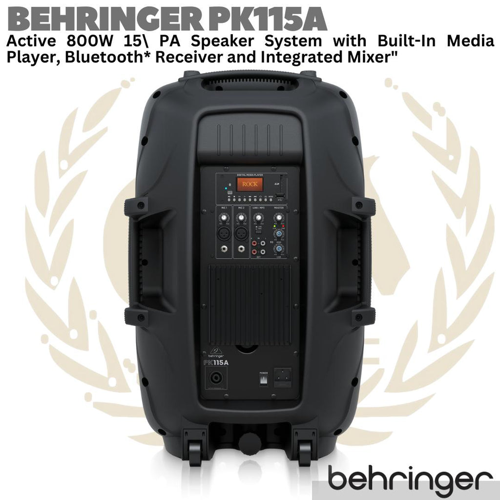 BEHRINGER PK115A Active 800W 15 inch PA Speaker System | Spiker Aktif