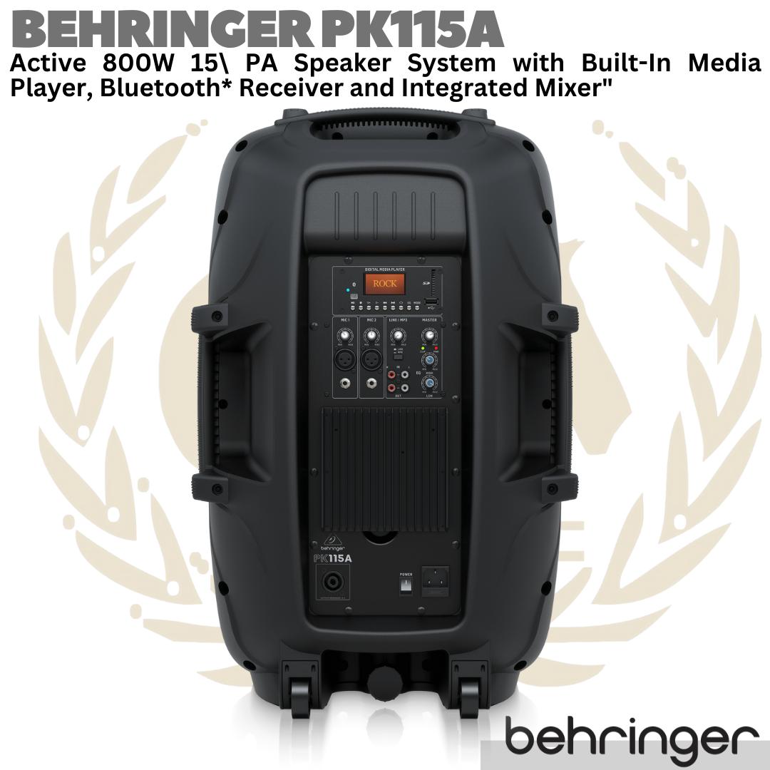 BEHRINGER PK115A Active 800W 15 inch PA Speaker System | Spiker Aktif
