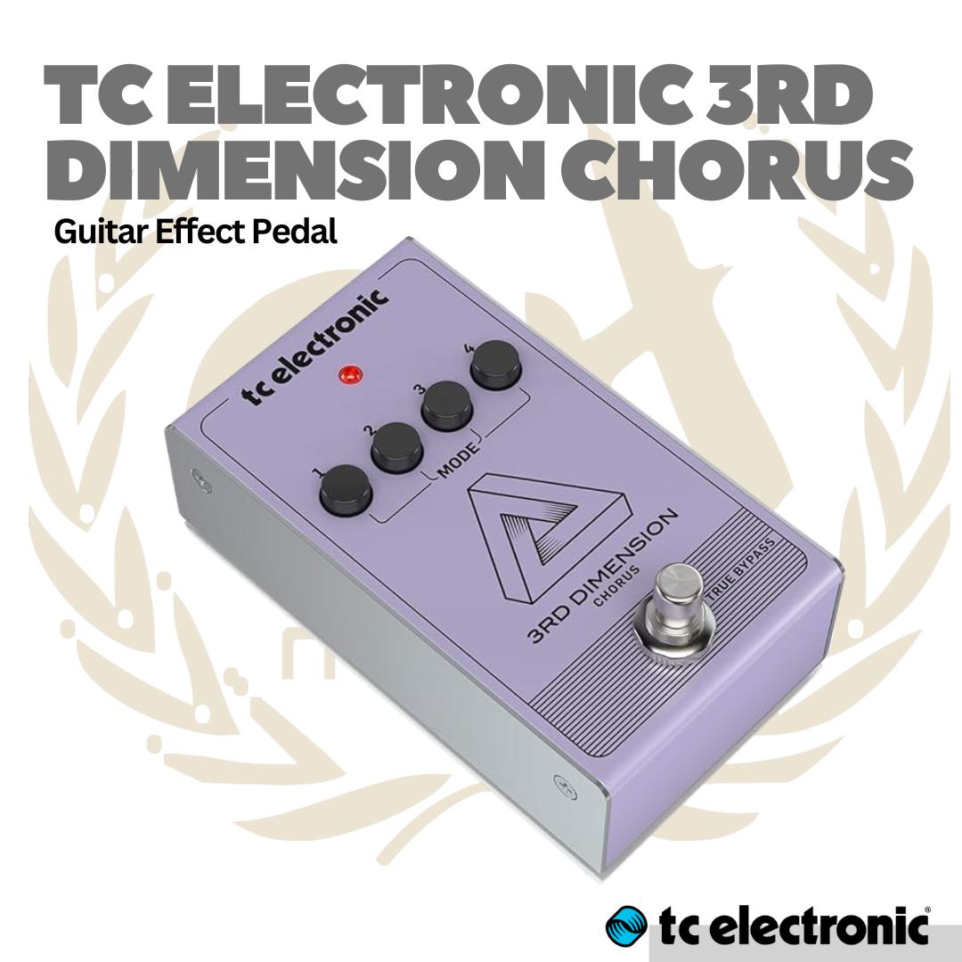 TC Electronic 3RD DIMENSION CHORUS Guitar Effect Pedal - Gitar Efek