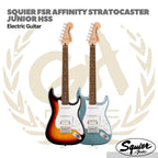 Squier Affinity Series Stratocaster Junior HSS Electric Guitar, Laurel FB - Gitar Elektrik