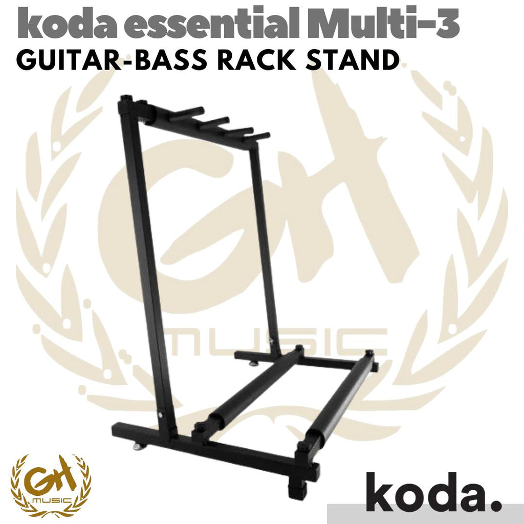 Koda Multi 3 Electric Bass Guitar Gitar Rack Stand TWO isi 3 elektrik