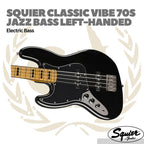 Squier Classic Vibe 70s Jazz Bass Left-Handed Guitar, Maple FB - Bass Elektrik Kidal