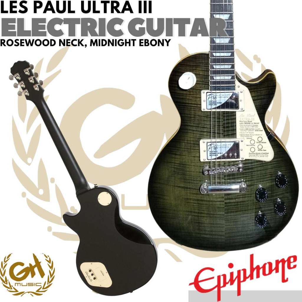 Epiphone Les Paul Ultra-III Electric Guitar, RW Neck - Gitar Elektrik