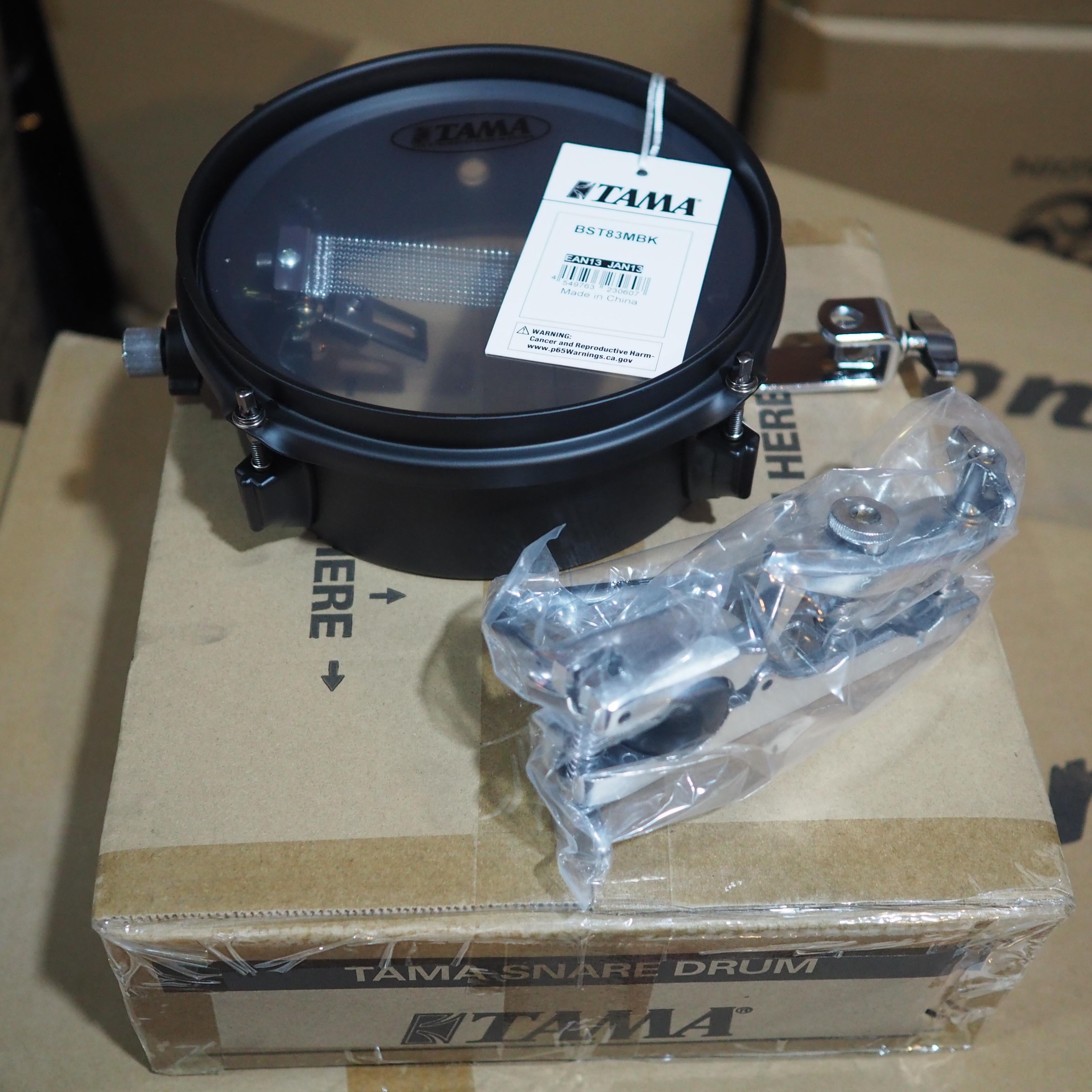 TAMA BST83MBK 3x8inch Metalworks Effect Snare Drum w/MC69 Attachment