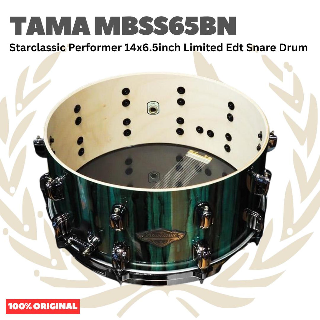 TAMA MBSS65BN 14x6.5inch Starclassic Performer Snare Drum - Senar Drum | MBSS 65 BN