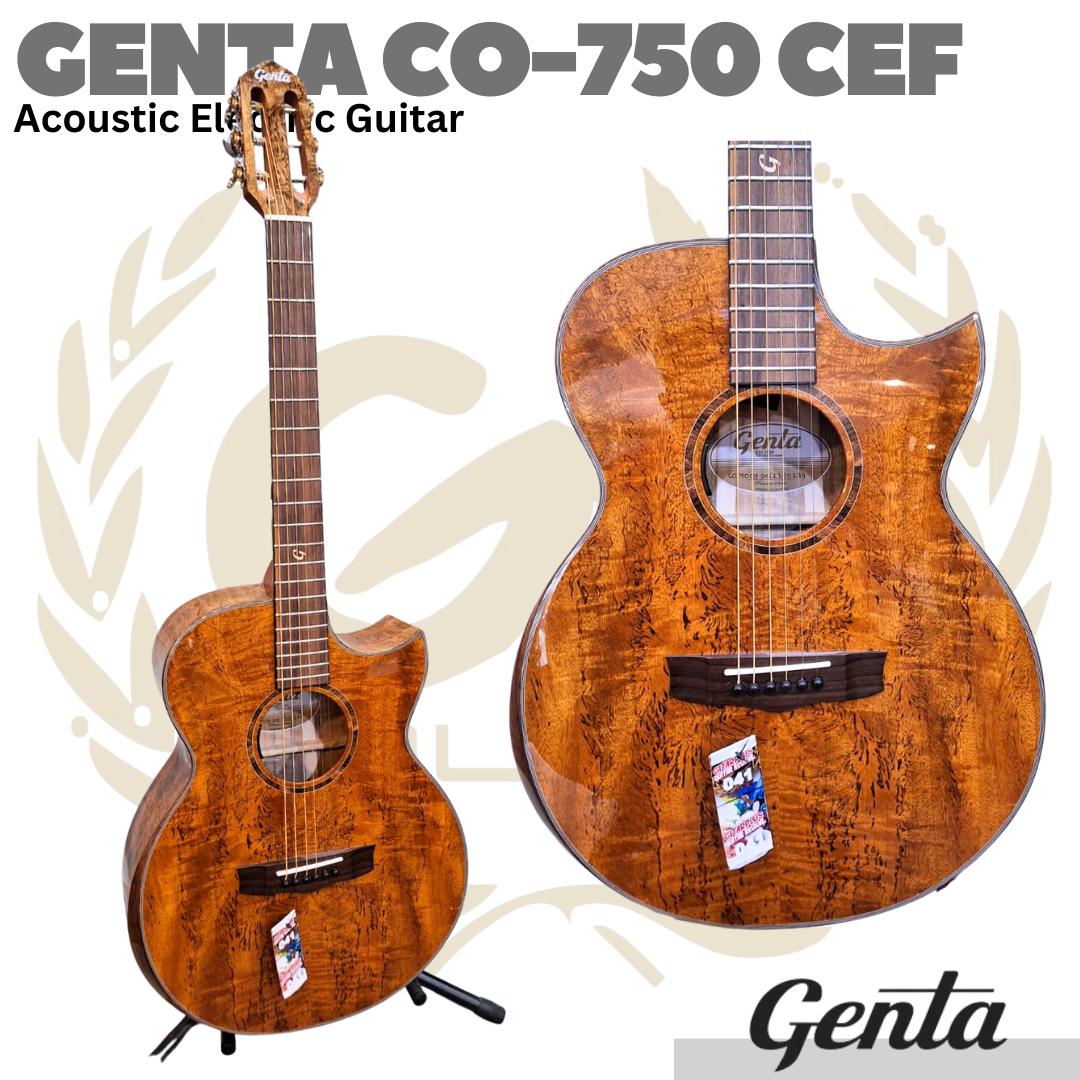 GENTA CO 750 CEF Acoustic Electric Guitar | Gitar Akustik Elektrik