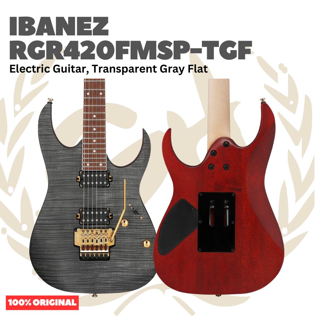 Ibanez RGR420FMSP-TGF Electric Guitar, Transparent Gray Flat - Gitar Listrik Elektrik Original Asli