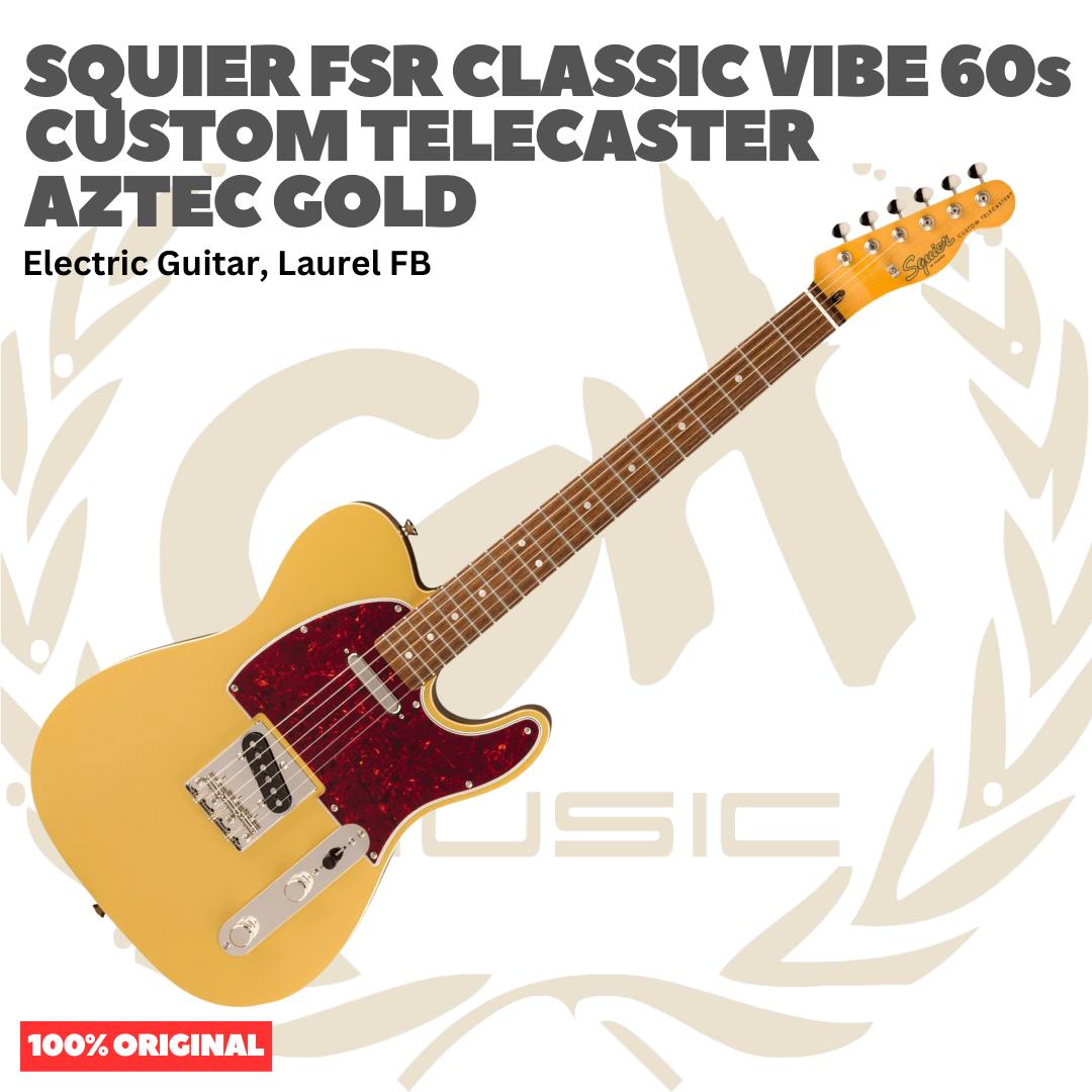 Squier FSR Classic Vibe 60s Custom Telecaster Electric Guitar - Gitar Listrik Elektrik Original Asli