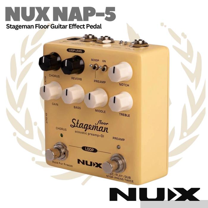 NUX Stageman Floor NAP5 Guitar Effect Pedal - Efek Gitar NAP-5