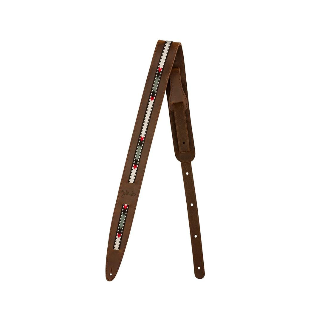 Fender Paramount Acoustic Guitar Leather Strap | Strap Kulit Gitar Akustik