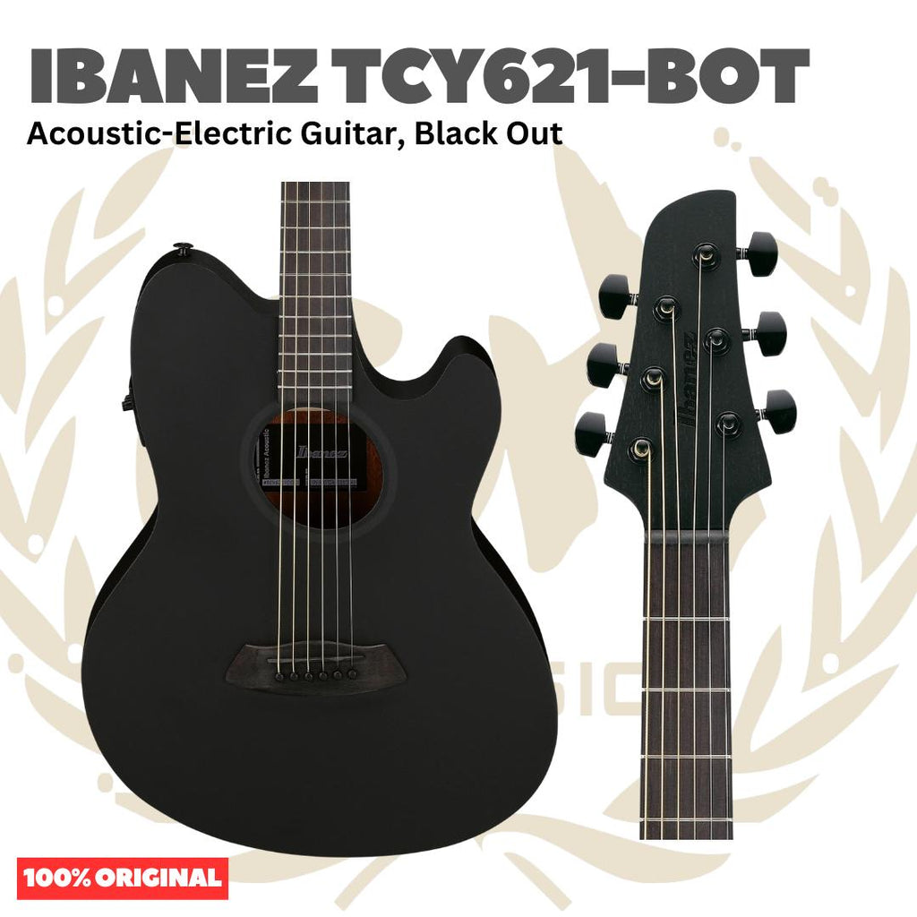 Ibanez TCY621-BOT Acoustic-Electric Guitar with Preamp - Gitar Akustik dengan Preamp