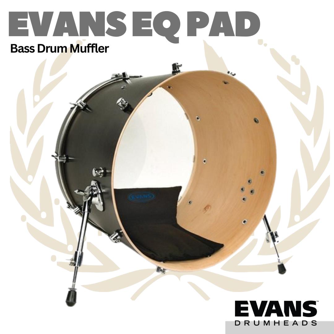 EVANS EQ PAD Bass Drum Muffler - Peredam Bass Drum