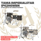 TAMA IP62H6WBN Imperialstar 6-Piece Drum Kit w/Black Hardware (Limited) - Drum Akustik Set Lengkap Tanpa Simbal Original Asli