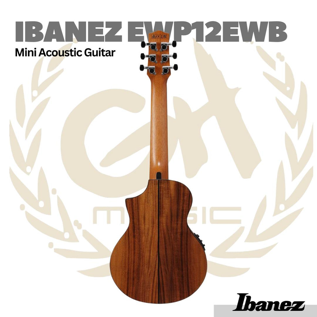 Ibanez EWP12EWB Mini Acoustic Electric Guitar - Gitar Lele GuitaLele