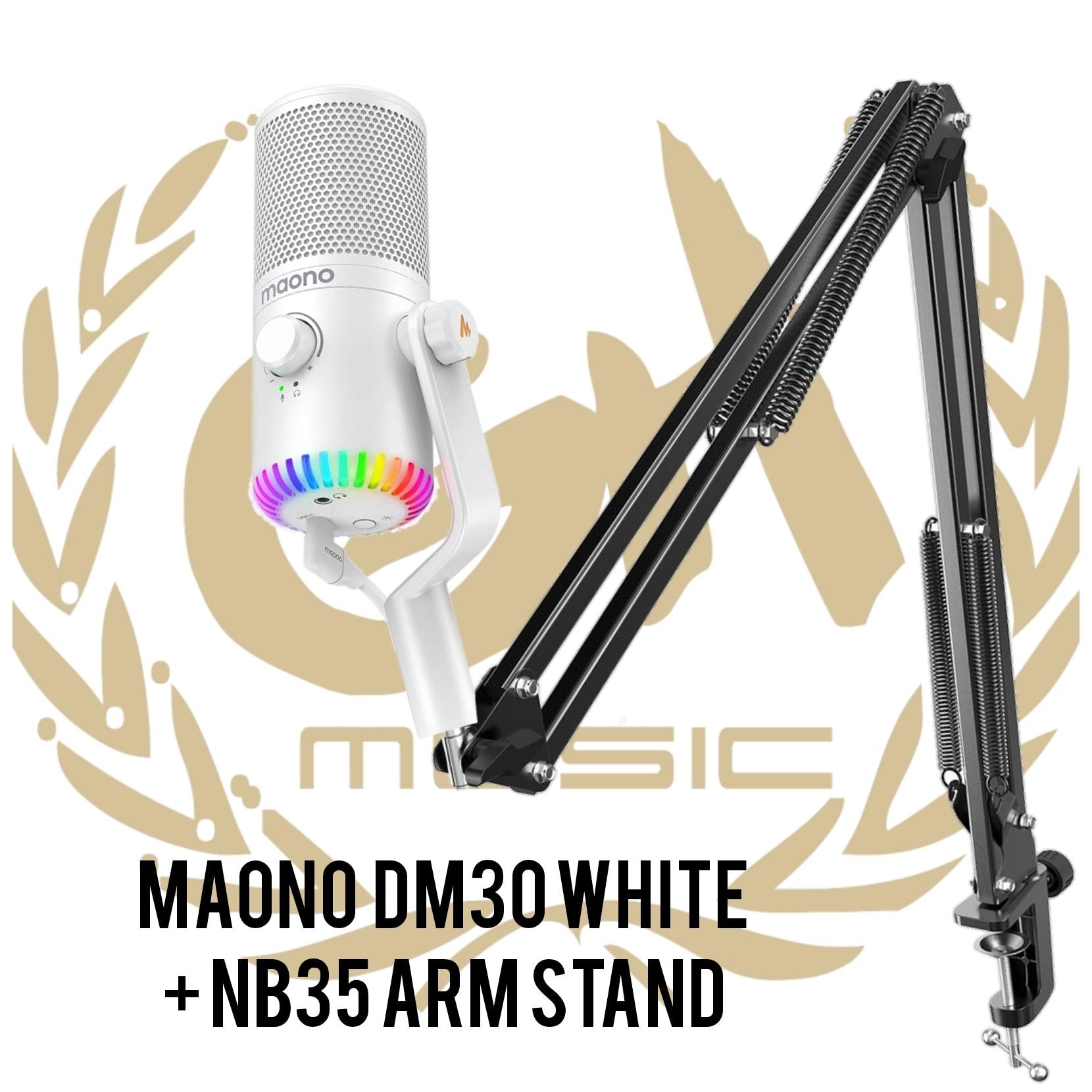 Mic USB MAONO DM30 Gaming RGB Microphone For PC Phone Computer Laptop