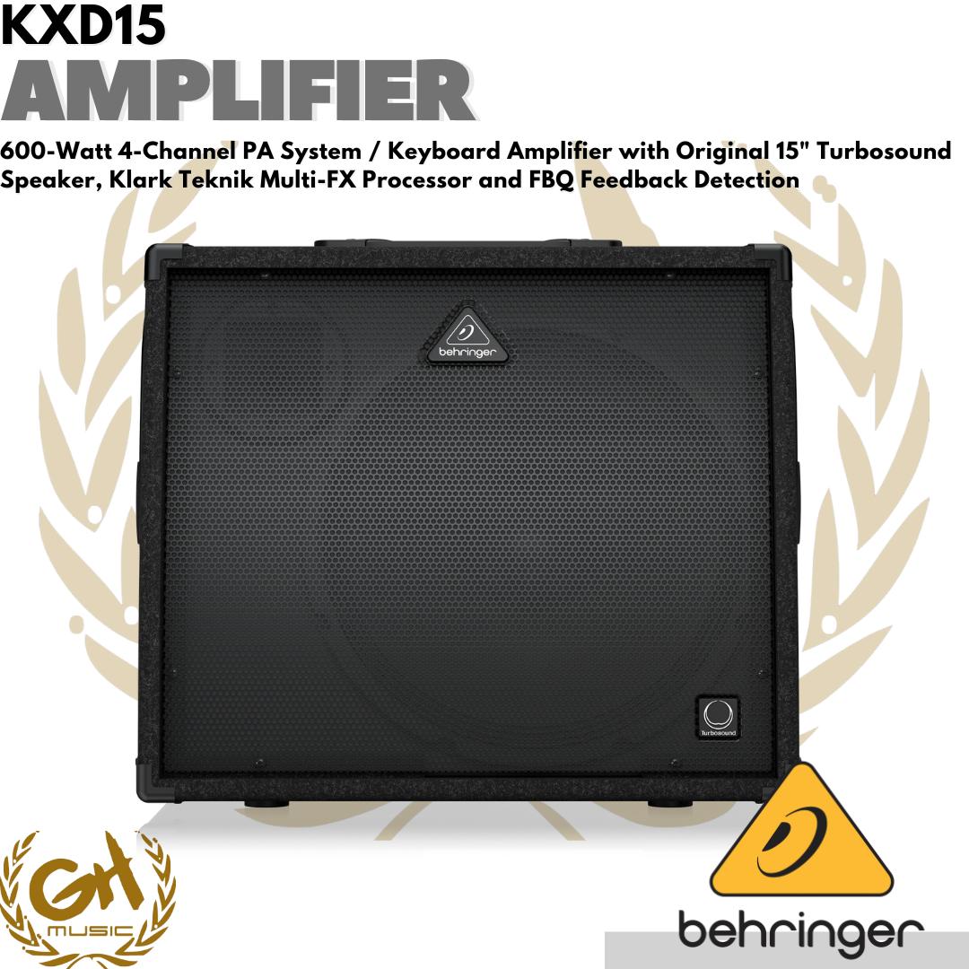 Behringer KXD15 600-Watt 4-Channel PA System / Keyboard Amplifier