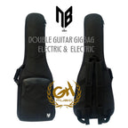 DOUBLE GIGBAG NB PRO ELECTRIC GUITAR & ELECTRIC GUITAR - TAS GITAR ELEKTRIK DOUBLE GIG BAG