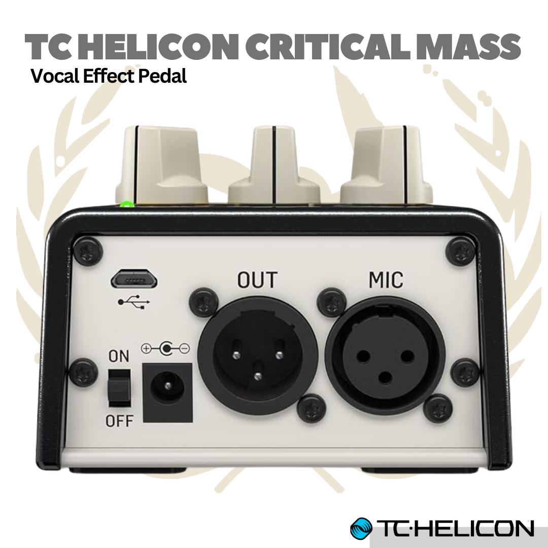 TC Helicon CRITICAL MASS Vocal Effect Pedal - Efek Vokal