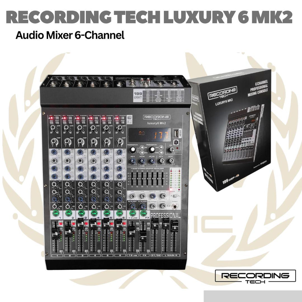 RECORDING TECH LUXURY MK2 MIXING CONSOLE | 4 6 8 12  Audio Mixer Channel