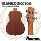 IBANEZ UKC100-OPN Ukulele - Gitar Ukulele Ibanez UKC-100 OPN - UKC 100
