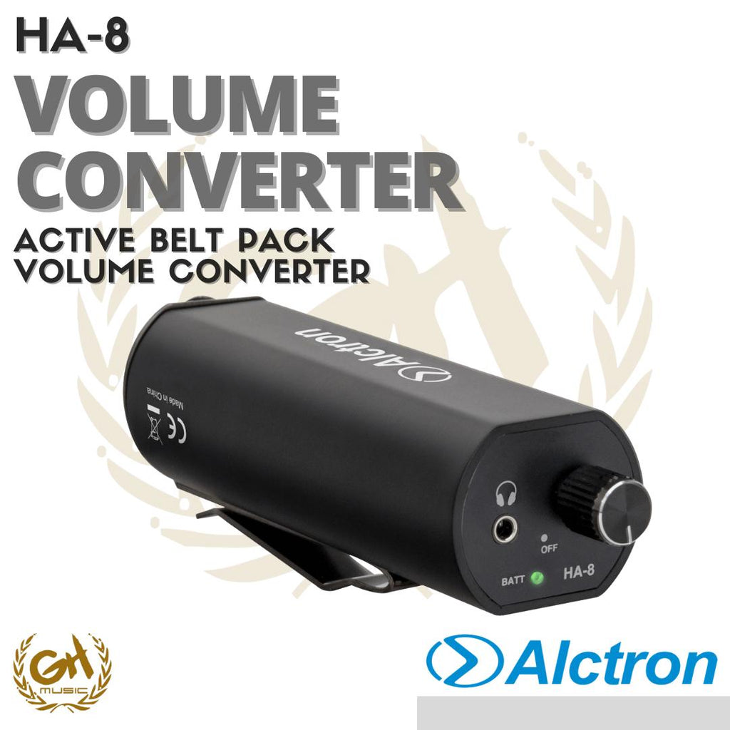 ALCTRON HA-8 ACTIVE VOLUME CONVERTER BELT PACK | HA8 HA 8