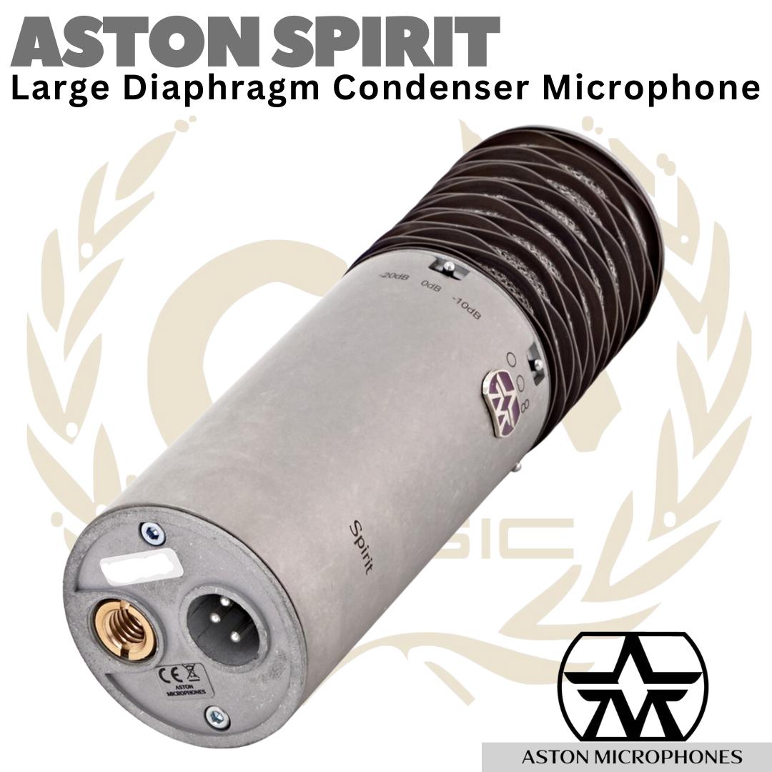 ASTON SPIRIT Multi Polar Patterns Large Diaphragm Condenser Microphone (made in UK)