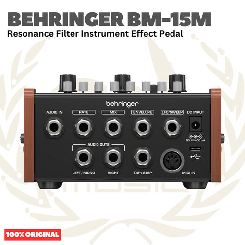 Behringer BM-15M Resonance Filter Pedal Instrument Effect Pedal - Efek Pedal Audio Instrumen