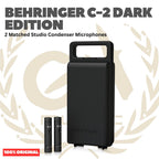 Behringer C-2 Dark Edition 2 Matched Studio Condenser Microphones - Mic Kondenser C2 Mik Kondensor Sepasang Original Asli