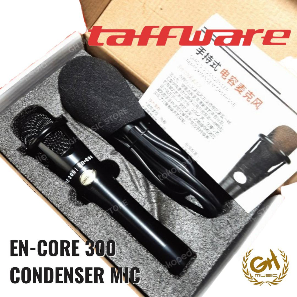 TAFFWARE EN-CORE 300 VOCAL CONDENSER MICROPHONE FOR RECORDING STUDIO