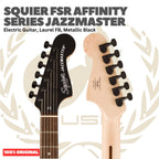 Squier FSR Affinity Series Jazzmaster Electric Guitar Laurel FB - Gitar Listrik Elektrik Original Asli
