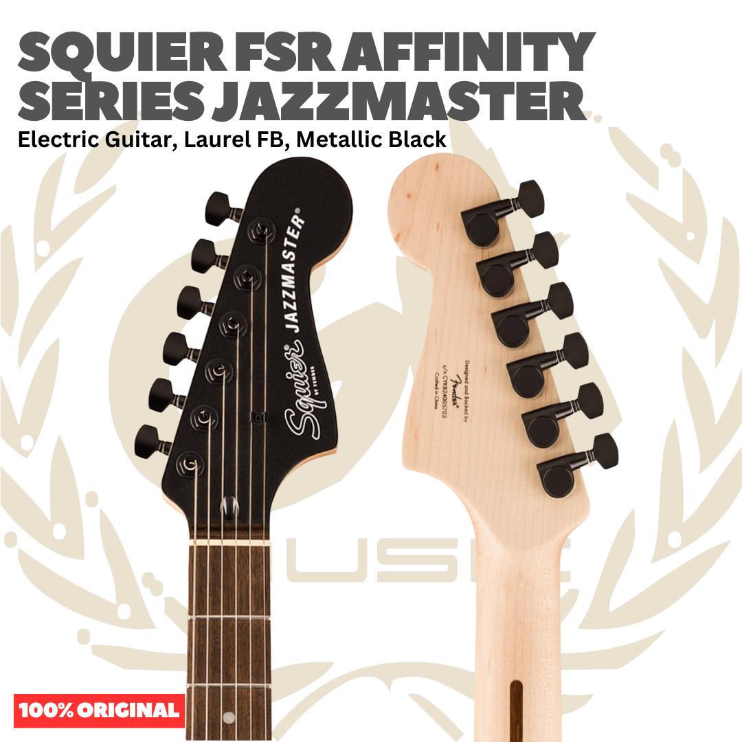 Squier FSR Affinity Series Jazzmaster Electric Guitar Laurel FB - Gitar Listrik Elektrik Original Asli